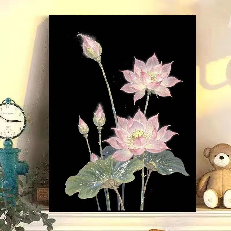 Wisteria Floral Leinwand Kunst Brehn