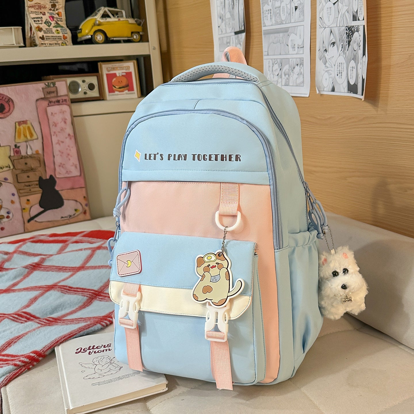Rucksack mit Verspieltem Design und Innovativen Fächern Brehn