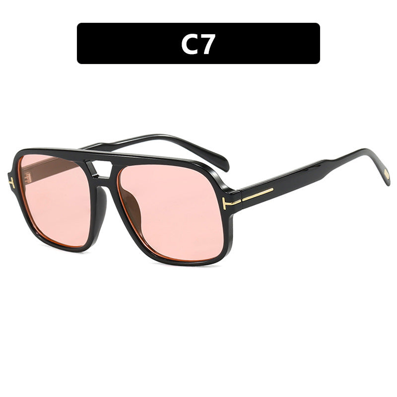 Damen Stylische Sonnenbrille im markanten Rechteckformat Brehn