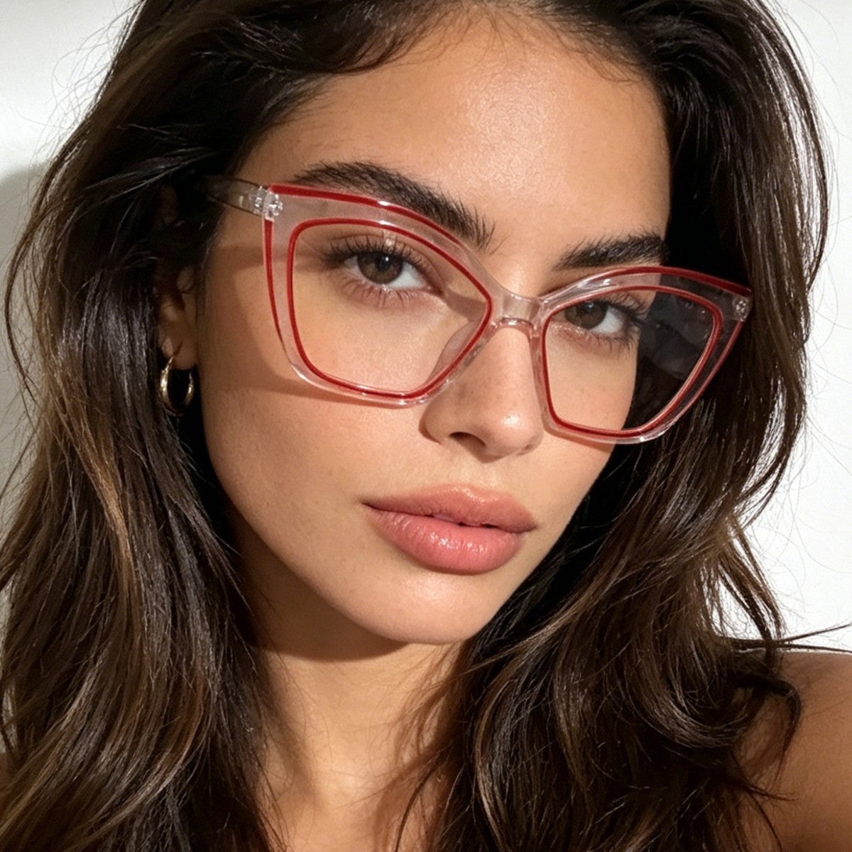 Damen extravagante Cat-Eye Sonnenbrille Brehn