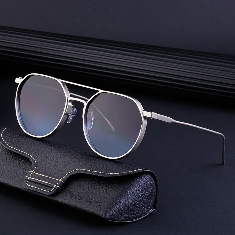 Damen modische Sonnenbrille im stilvollen runden Design Brehn