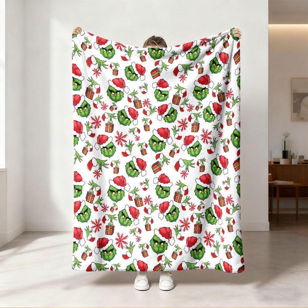 Gemütliche hundethemed Fleece-Wurfdecke