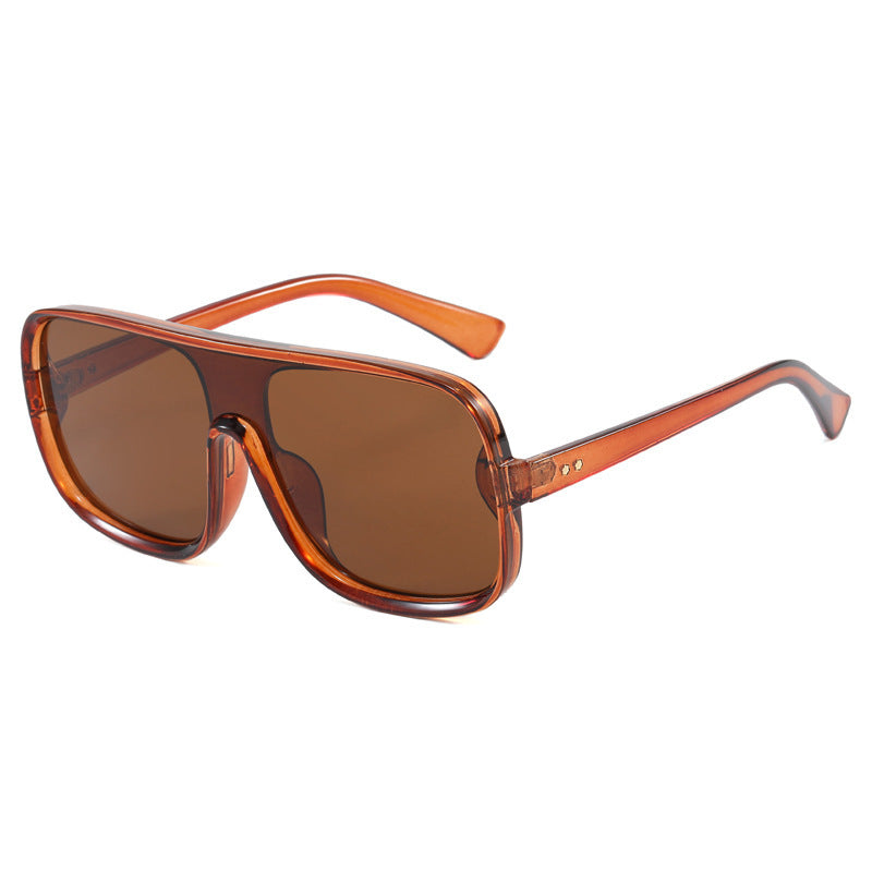 Damen modische Shield-Sonnenbrille mit innovativem Design Brehn
