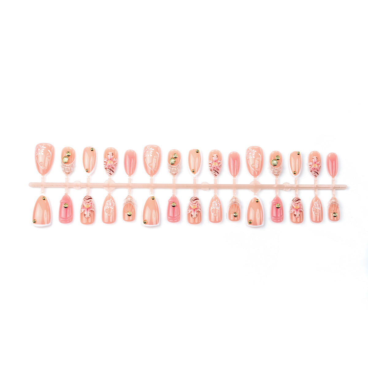 Dekoratives Floral Press-On Nagelkunst Set 1790738549
