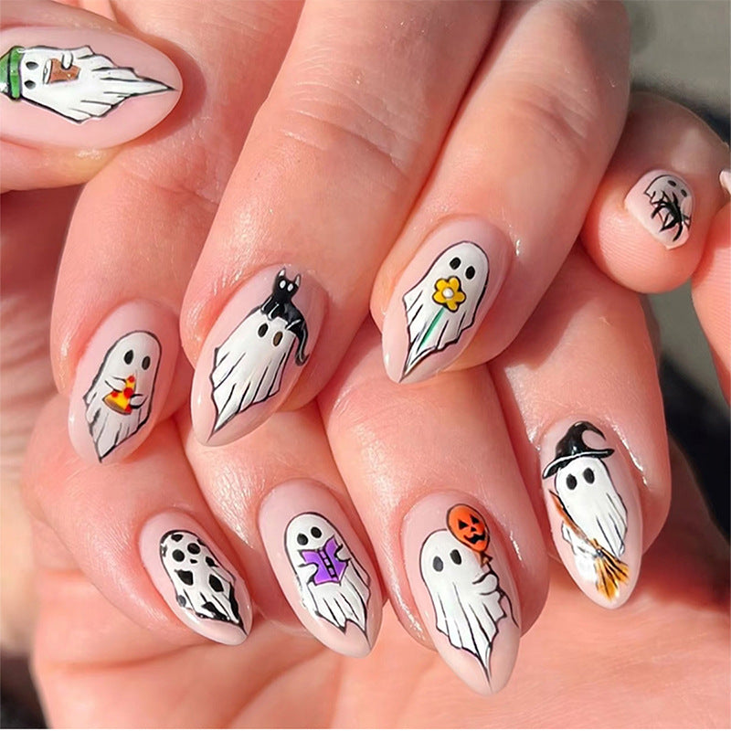 Halloween-Themen Press-On Nagelkunst Set Brehn 1788496077