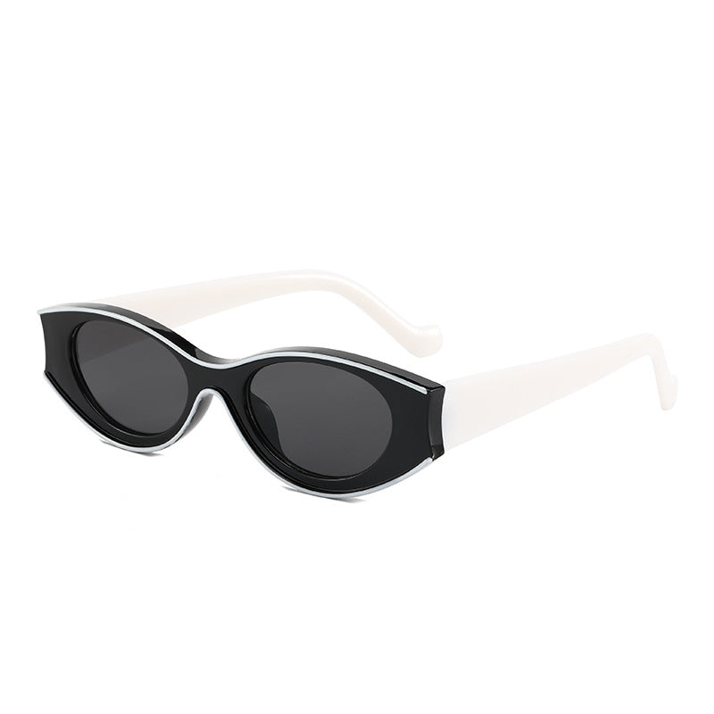 Damen Cat-Eye Sonnenbrille mit kontrastierendem Rahmendesign Brehn