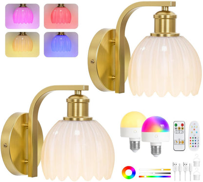 Farbwechselnde LED-Wandlampe