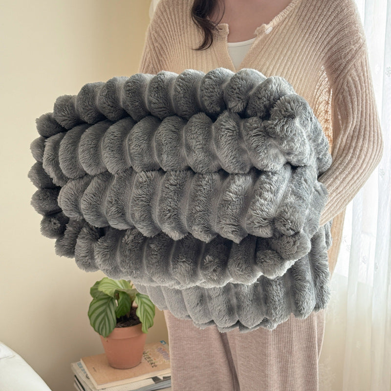 Damen Übergroße Kuscheldecke mit Haptik Brehn