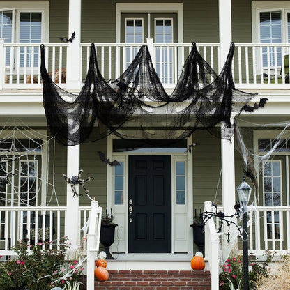 Dekorative Halloween-Spinnennetz-Stoff Brehn