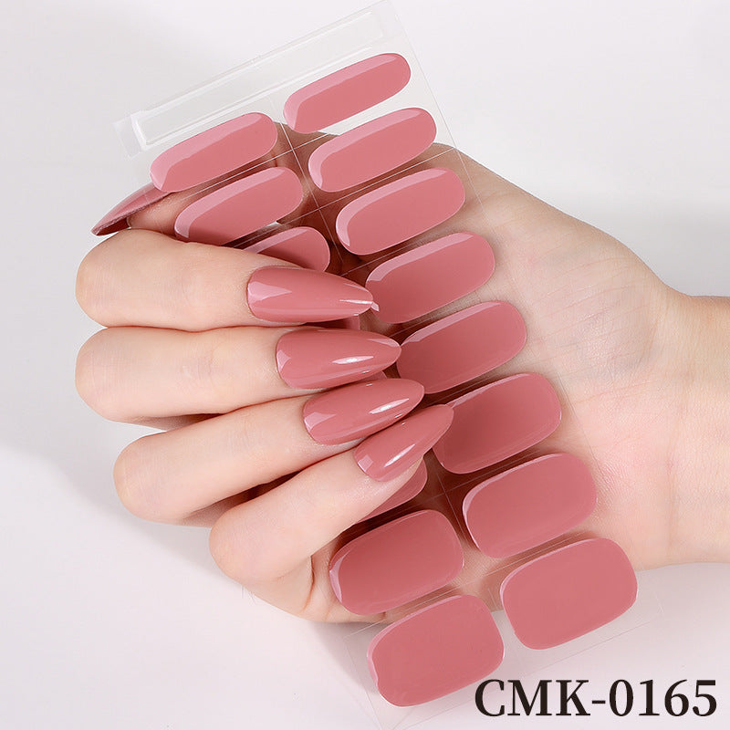 Glänzende Press-On Nail Wraps