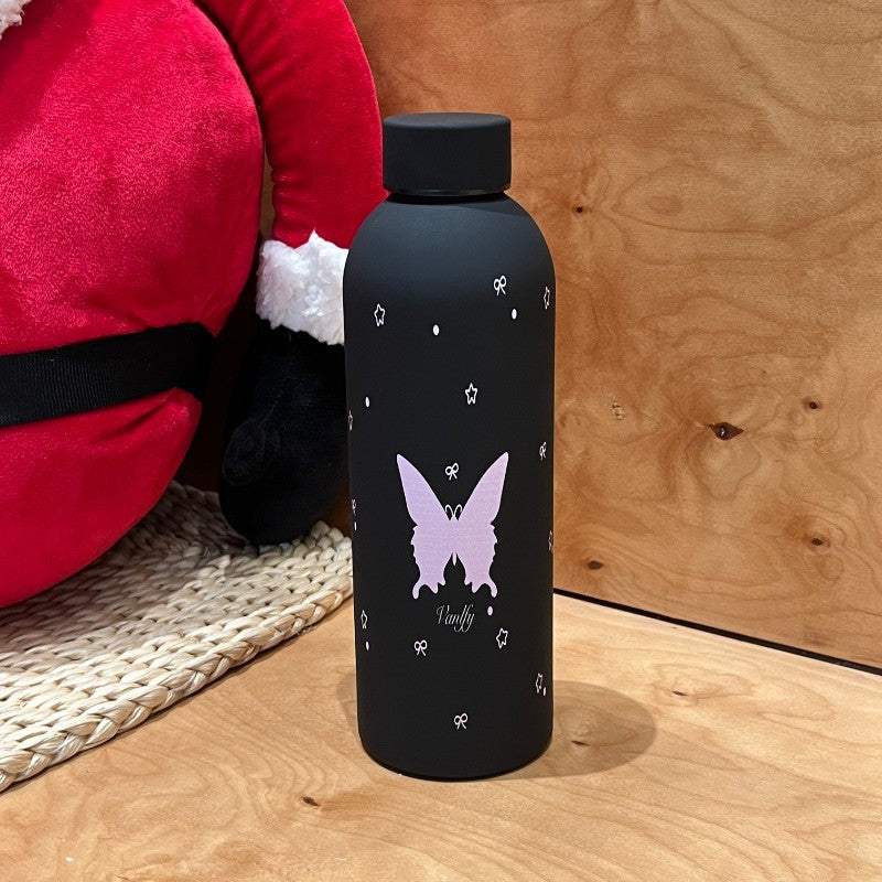 Damen Isolierflasche mit verspieltem Hunde-Motiv Brehn