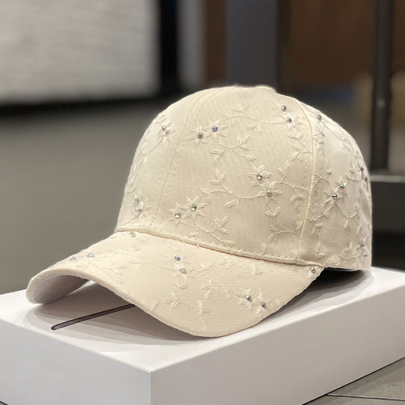 Damen Verzierte Blumen Cap Brehn