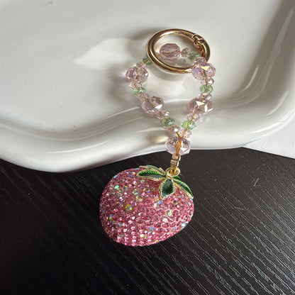 Erdbeer Charm Schlüsselanhänger Halter Brehn