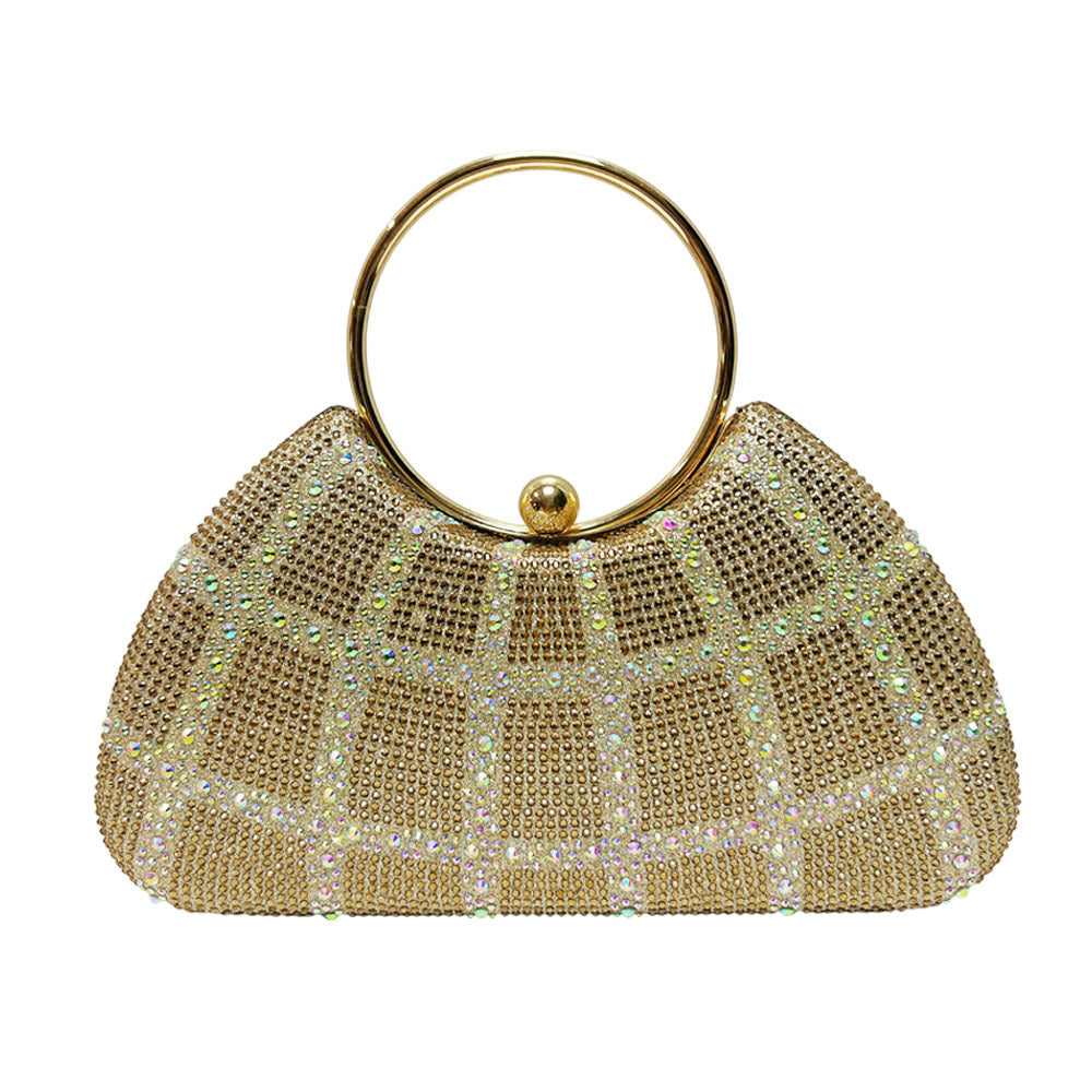 Rhinestone-besetzte Abendhandtasche