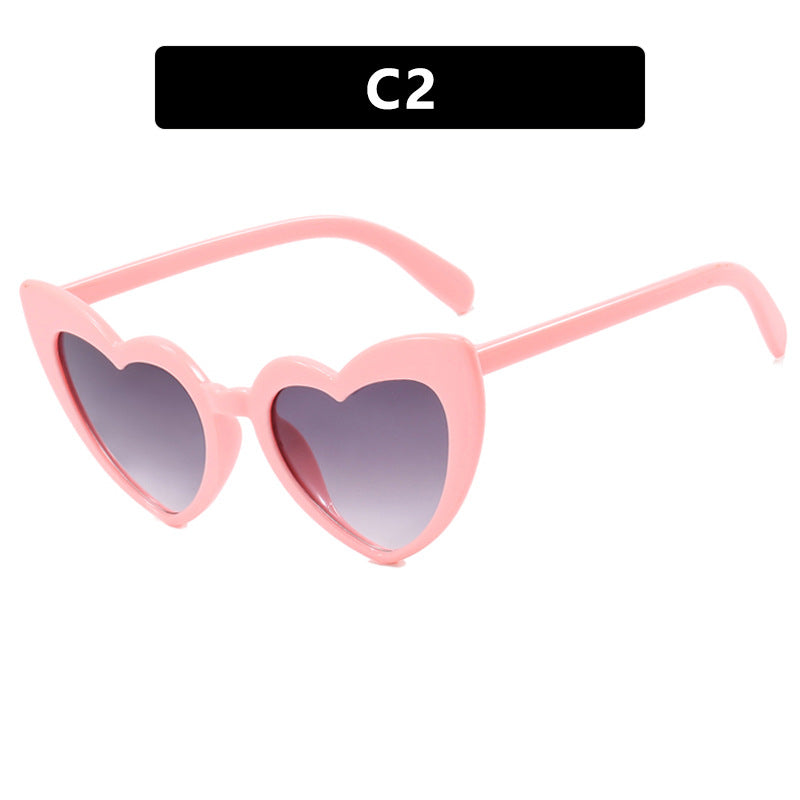 Damen Herzförmige Sonnenbrille mit polarisierenden Gläsern und hochwertigem Kunststoffrahmen Brehn