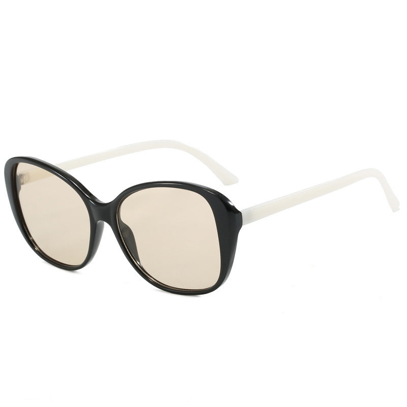 Damen Vintage Sonnenbrille mit einzigartigem, breitem Rahmen Brehn