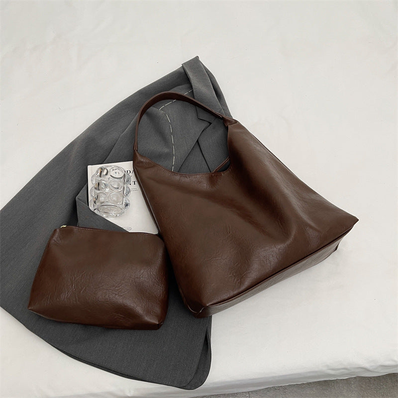 Minimalistischer Leder Tote Brehn