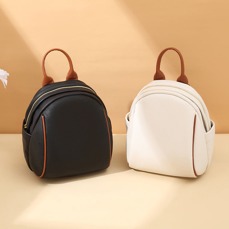 Stilvolles strukturiertes Mini-Rucksack Brehn