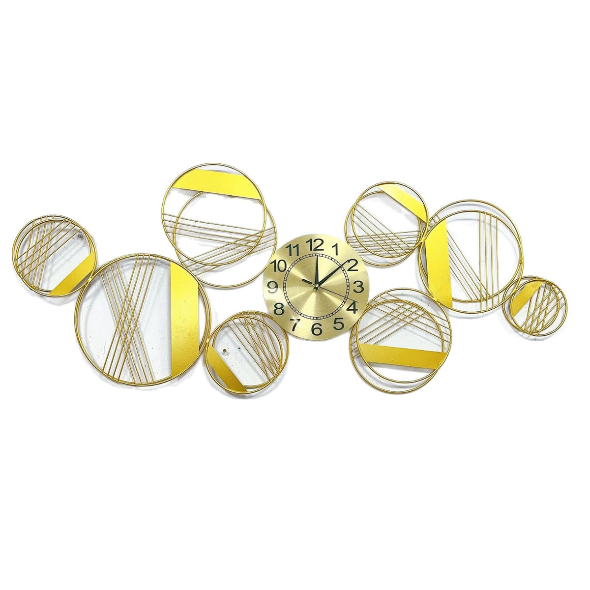 Abstrakte geometrische Wanduhr Kunst Brehn