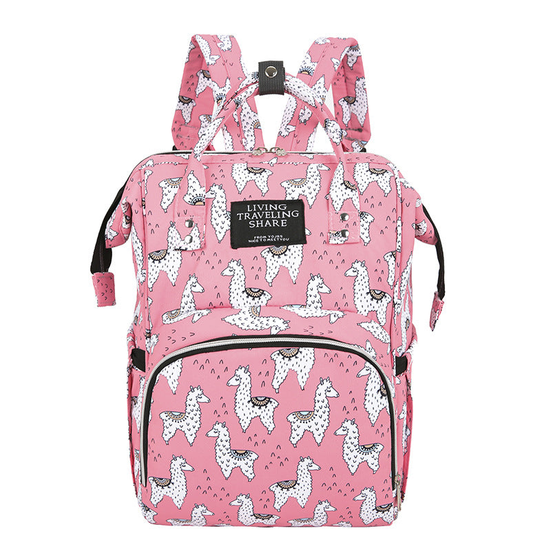 Vielseitiger Blattdruck Reise-Rucksack Brehn