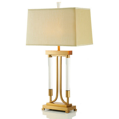 Elegante Kristallglas Tischlampe