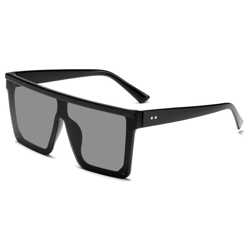 Damen modische visuelle Sonnenbrille mit breitem Rahmen Brehn
