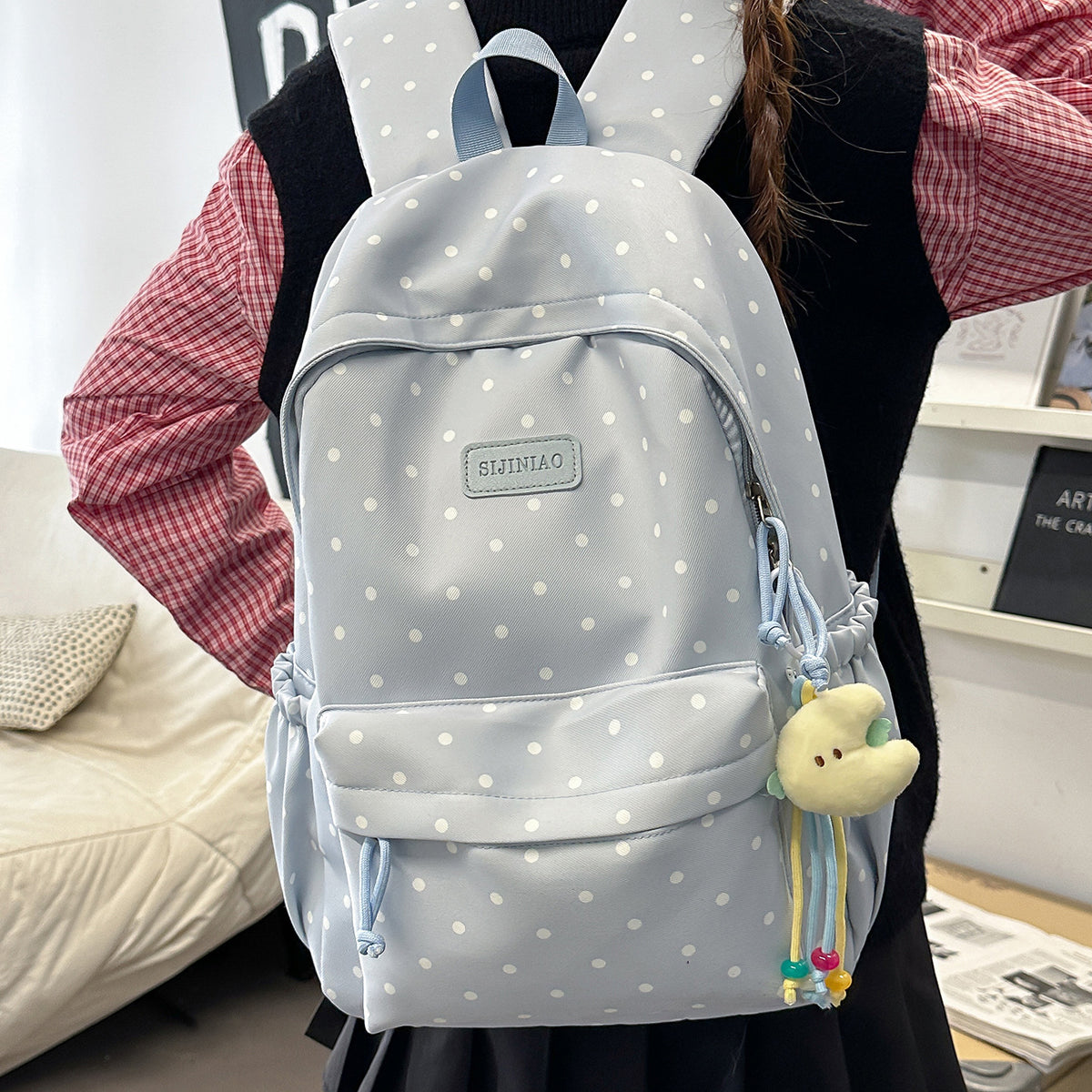 Stylischer Gepunkteter Rucksack Brehn 1791205577