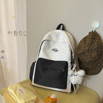 Stylischer gepunkteter Rucksack Brehn