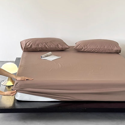 Kühlende Bambus-Mischung Tiefe-Taschen Spannbettuch und Kissenbezug Set