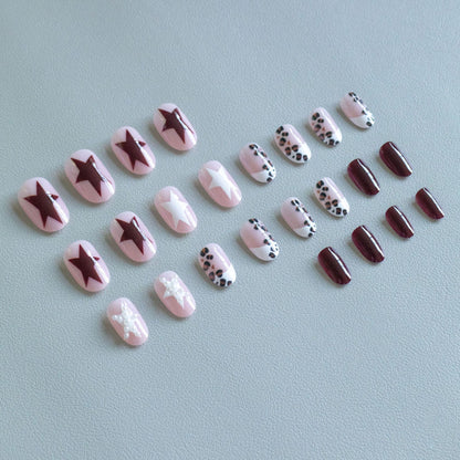 Künstlerisches Tierdruck Acryl Nagelkunst Set