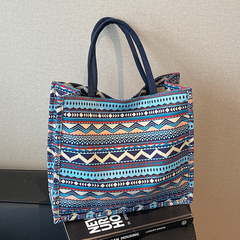 Dekorativer Elefantenprint-Einkaufsbeutel