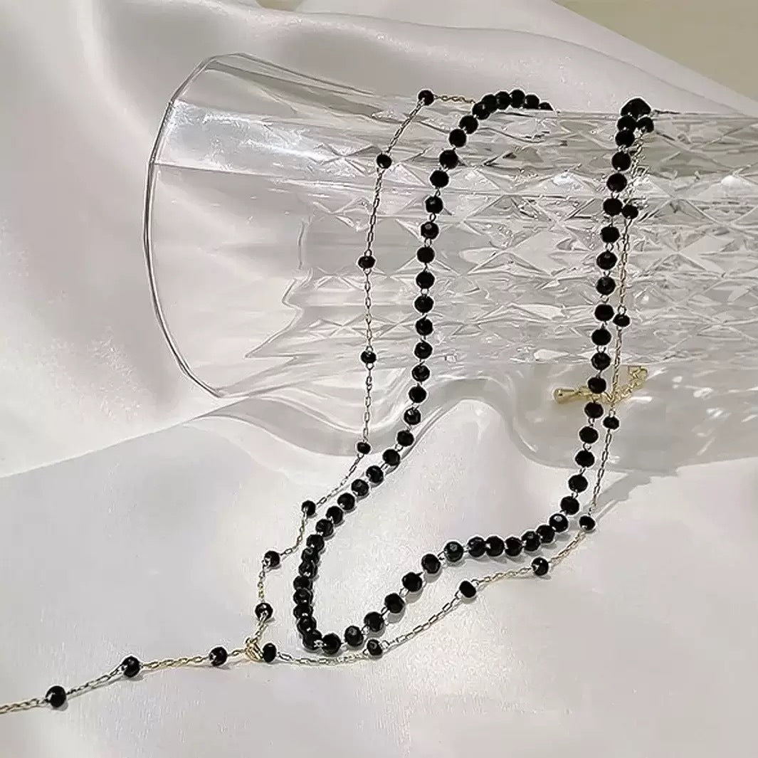 Chic Gestuftes Choker- und Anhängerhalsband Brehn
