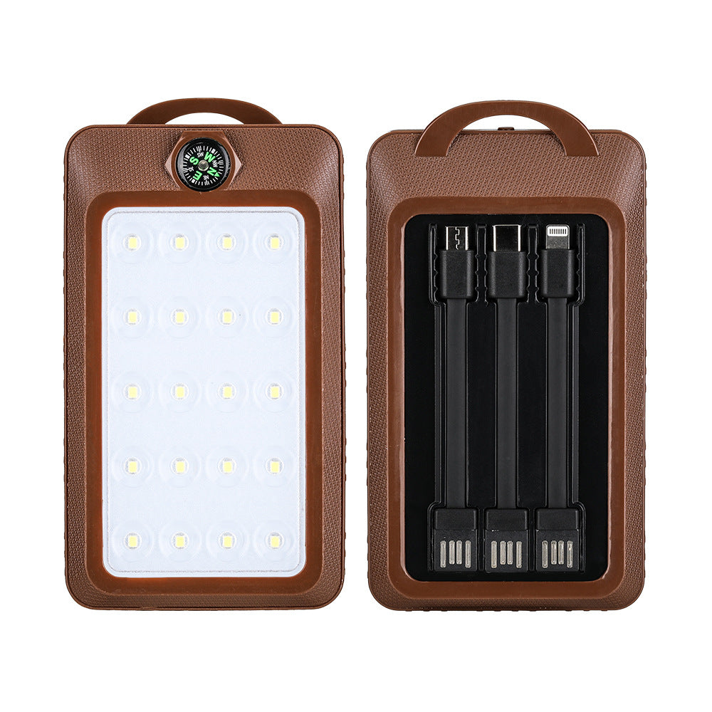 Multifunktionale Tragbare Led-Lampe mit Integriertem Ladegerät Brehn