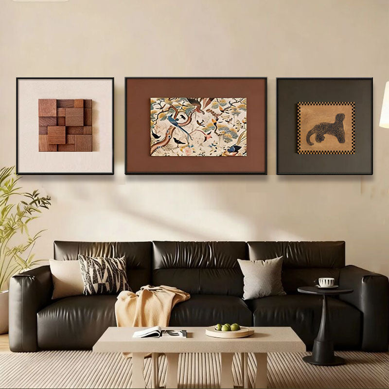 Dekorative Wandkunst Trio