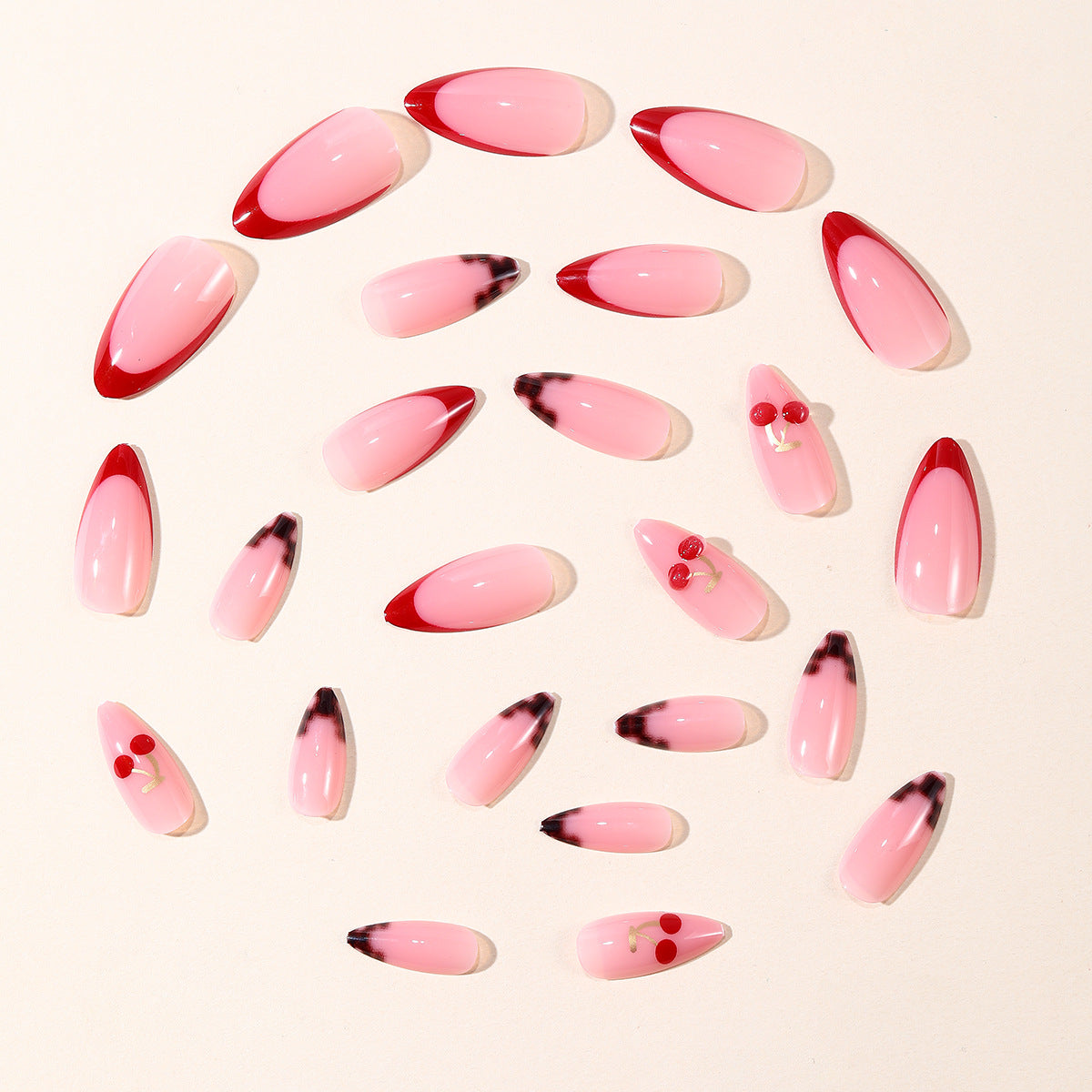 Chic Cherry Akzent Nagelkunst Brehn