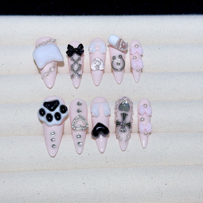 Premium dekorative 3D Nagelkunst Tipps
