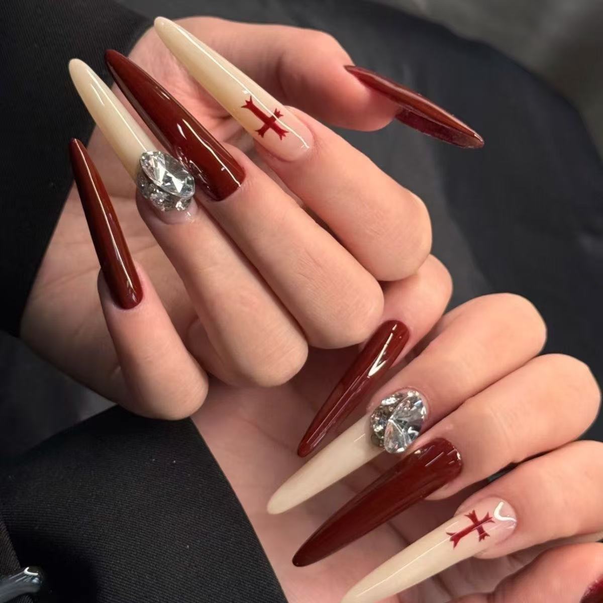Artisanale Press-On Nagelset