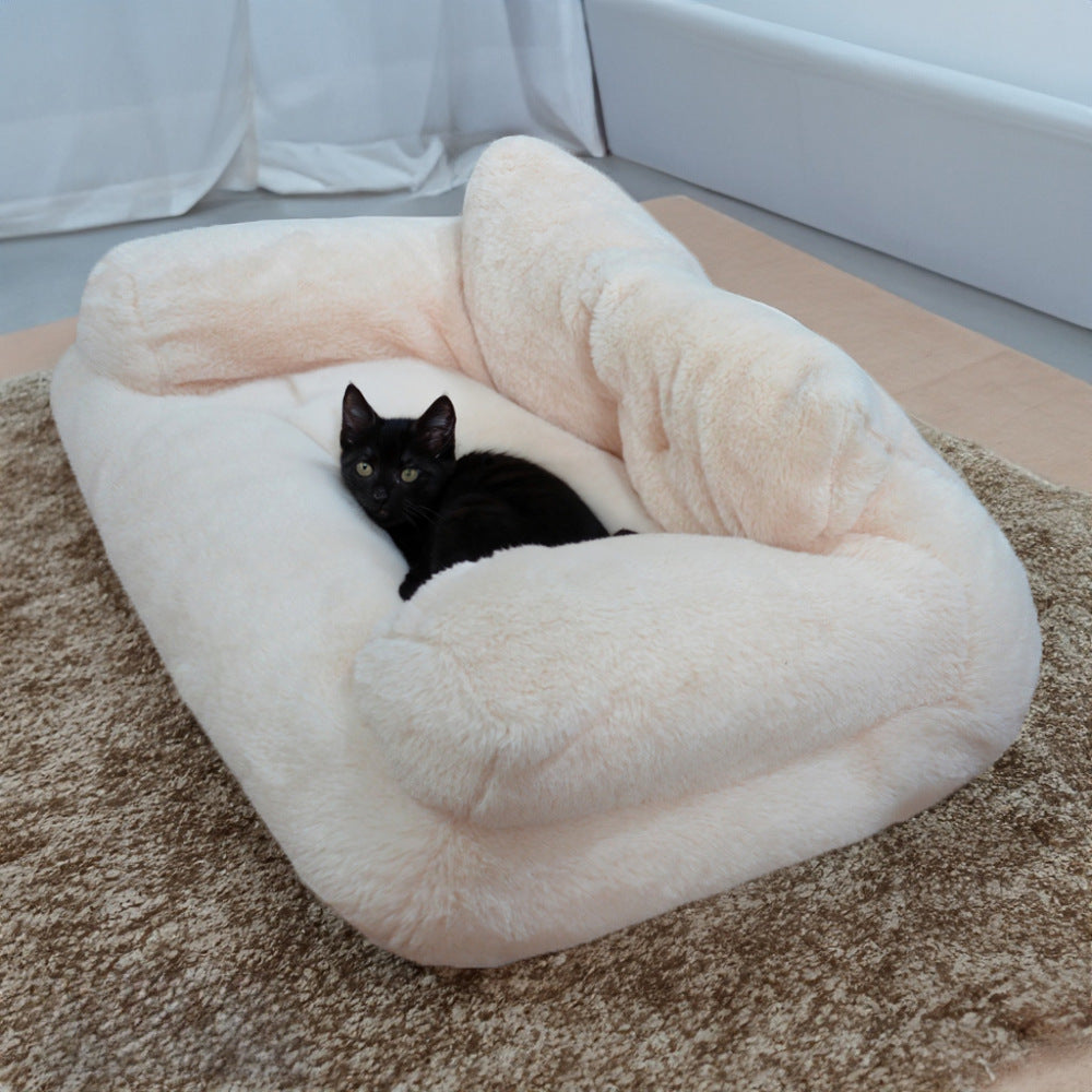 Luxuriöse Fleece-Hundebett