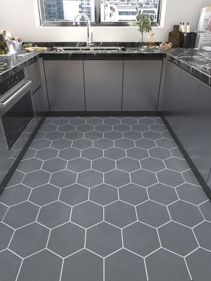 Geometrisches Wabenmuster Teppichboden