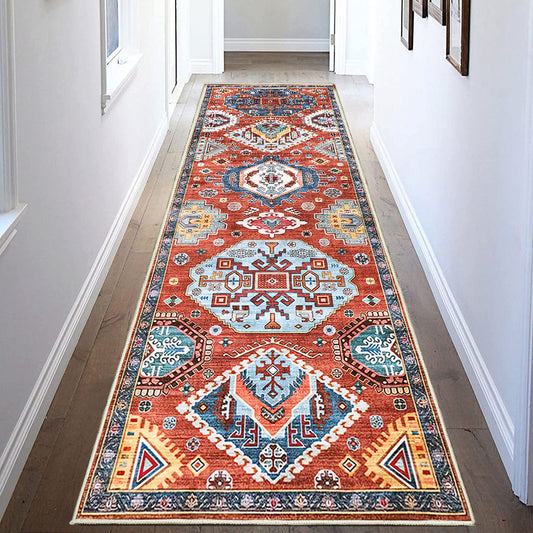 Vintage-inspiriert geometrischer Läufer Teppich Brehn