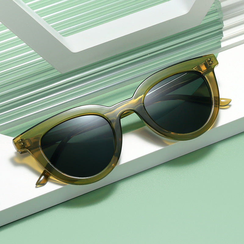 Damen stylishe Katzenaugen Sonnenbrille Brehn