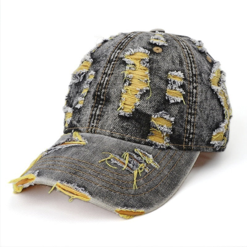 Damen distressed Denim Baseball Cap Brehn