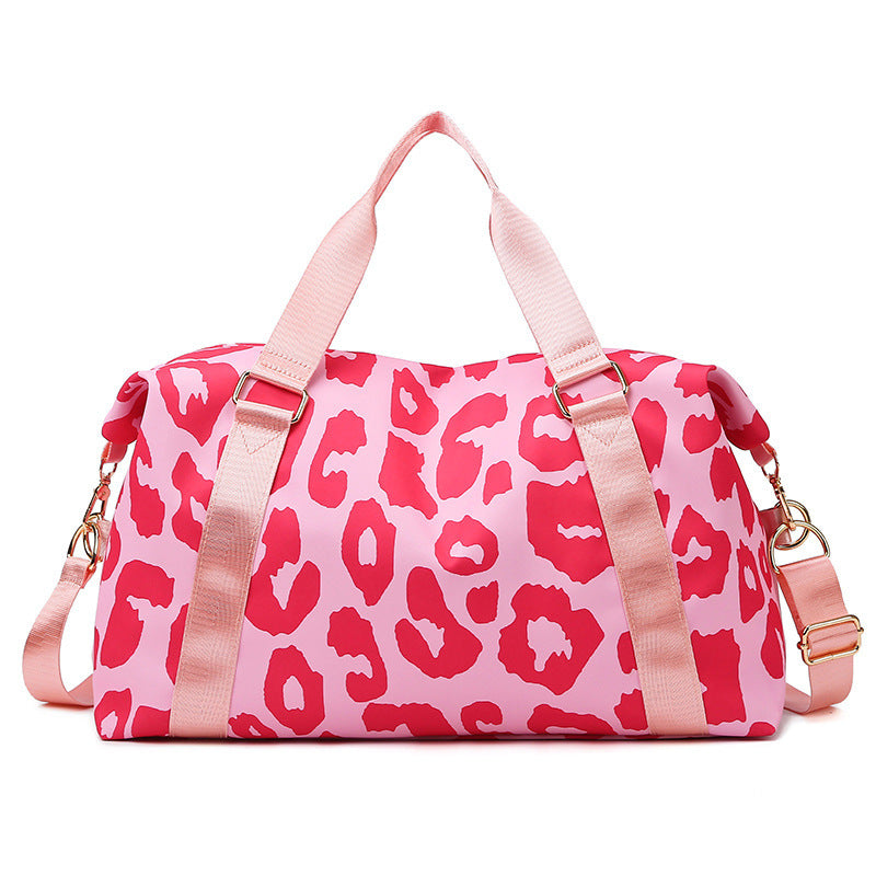 Stylische Leopardprint-Reise-Duffel-Tasche