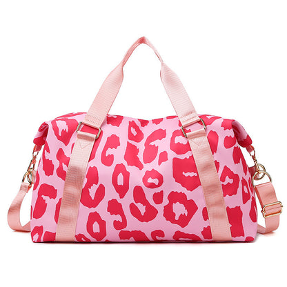 Stylische Leopardprint-Reise-Duffel-Tasche