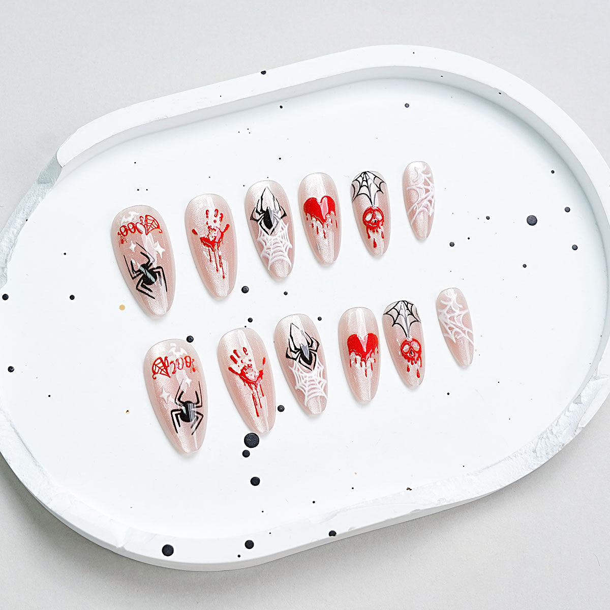 Halloween-Themen Press-On Nagelkollektion Brehn
