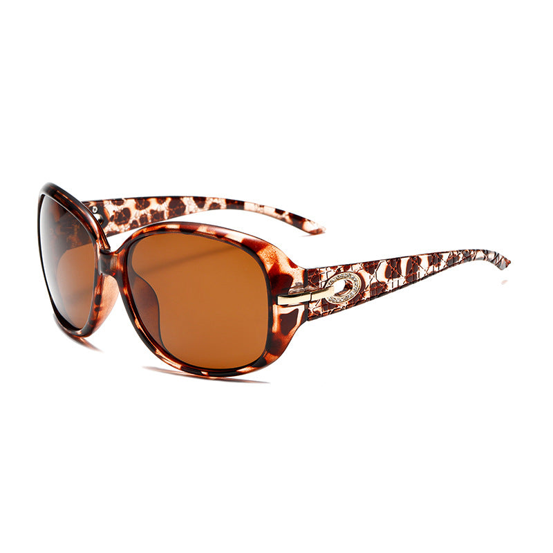 Damen Elegante Oversized Sonnenbrille mit modischem Muster Brehn