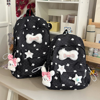 Niedlicher Plüsch Verzierte Rucksack Brehn