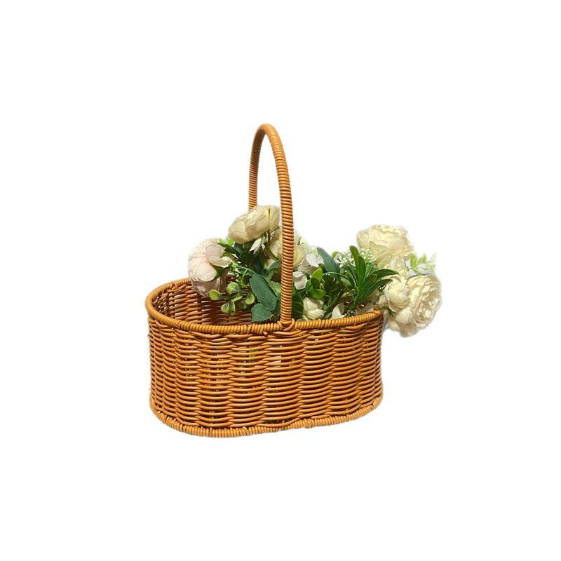 Unisex Korb aus geflochtenem Material Brehn