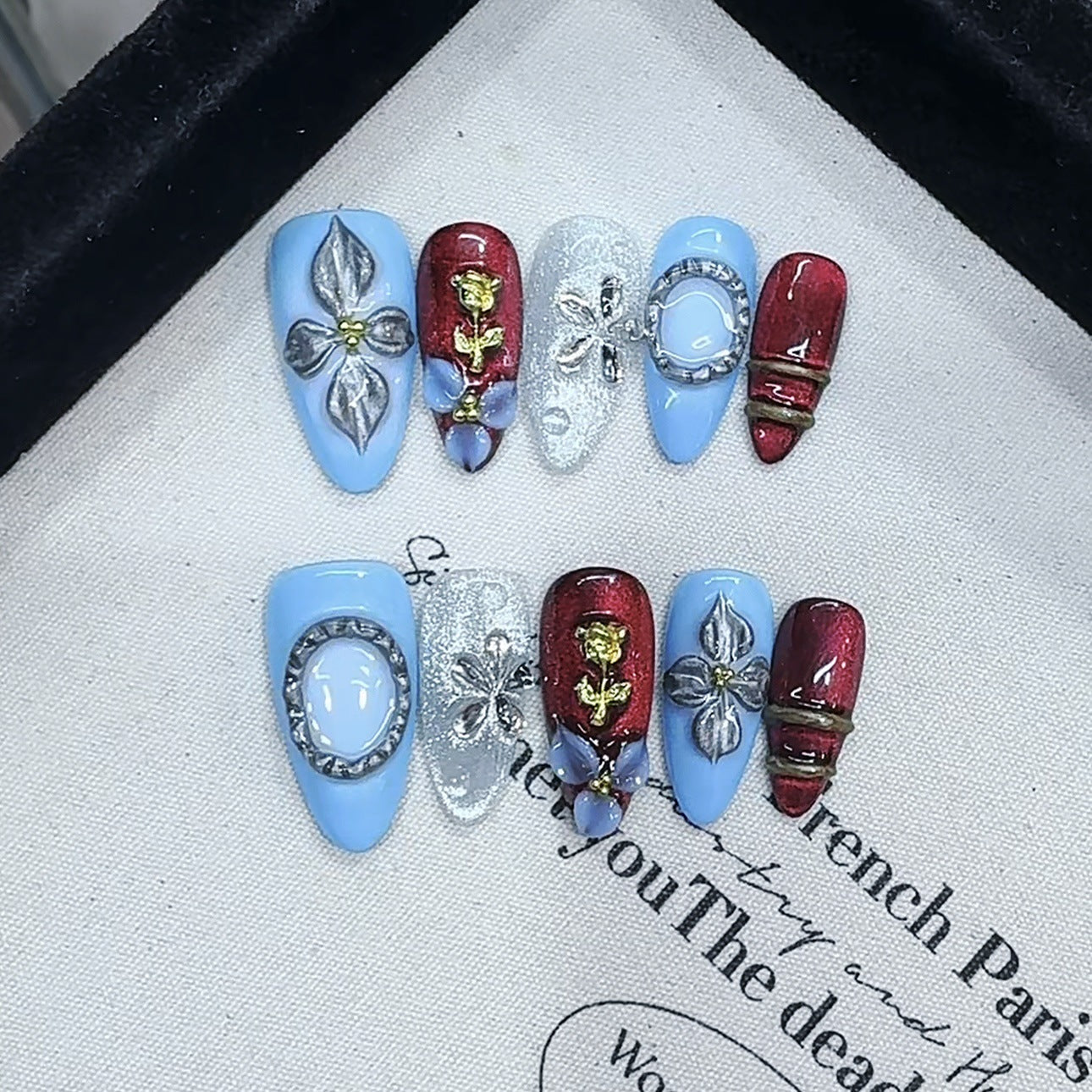 Artisanal Press-On Nail Set Brehn