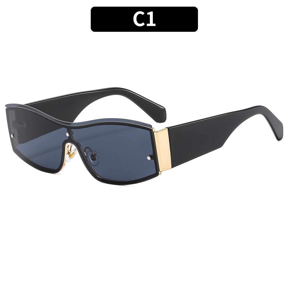 Damen modische Sonnenbrille mit markantem Rahmen und hohem UV-Schutz Brehn